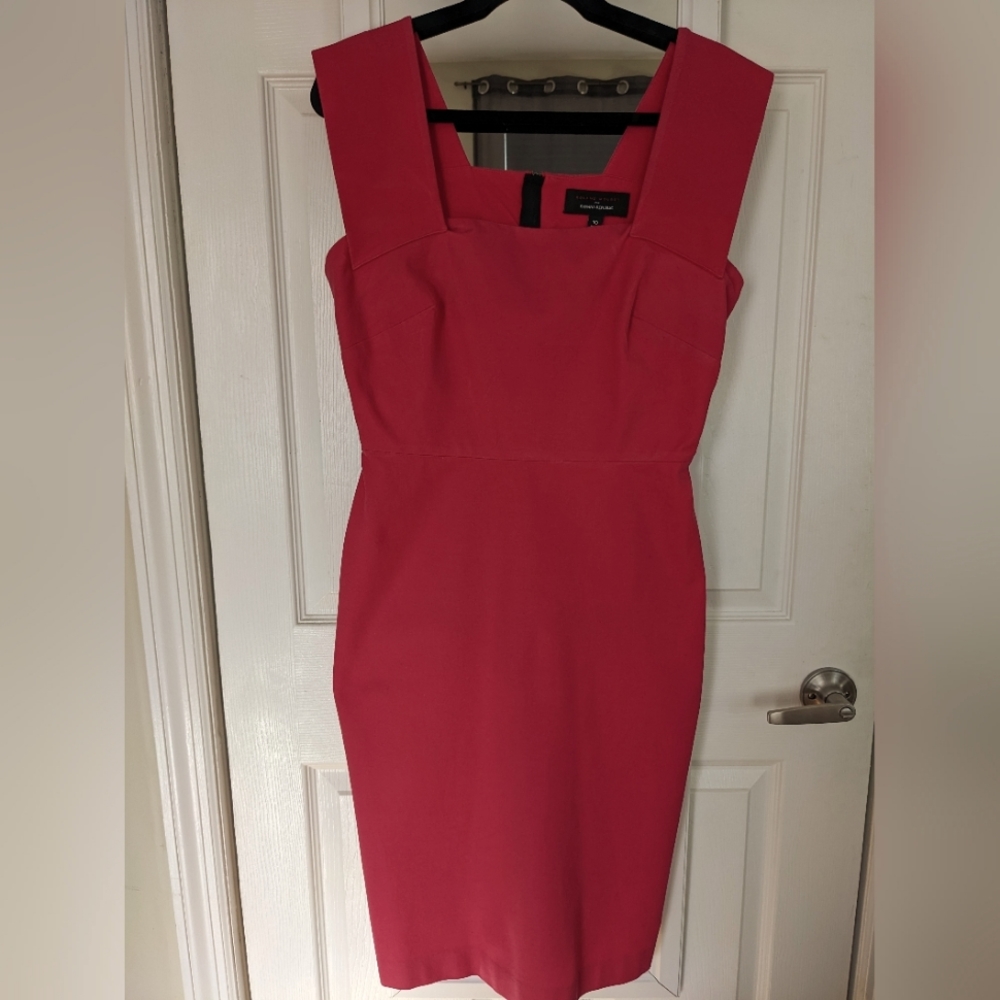 Beautiful pink figure-hugging dress
